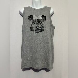 Time and Tru Gray Star Wars Sleeveless Top XL